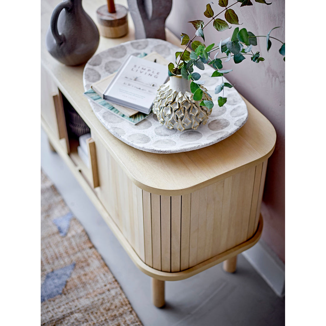 Bloomingville Mokua Vase, Natur, Stentøj - Bloomingville - DesignGaragen.dk