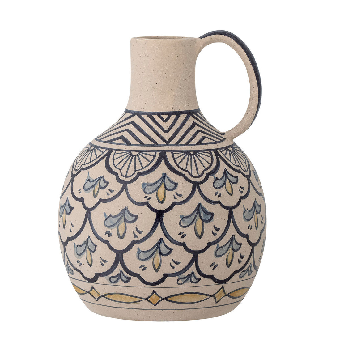 Bloomingville Nadya Vase, Blå, Stentøj - Bloomingville - DesignGaragen.dk