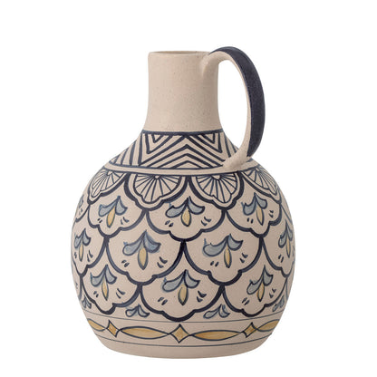 Bloomingville Nadya Vase, Blå, Stentøj - Bloomingville - DesignGaragen.dk