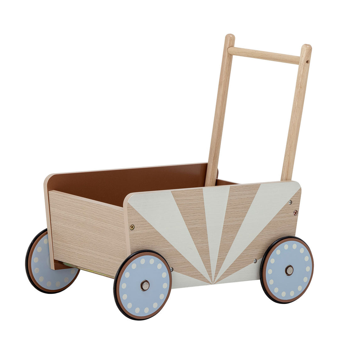 Bloomingville Mini Tidde Baby Gang Car, Nature, MDF