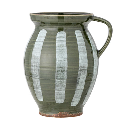 Bloomingville Frigg Vase, Grøn, Stentøj - Bloomingville - DesignGaragen.dk