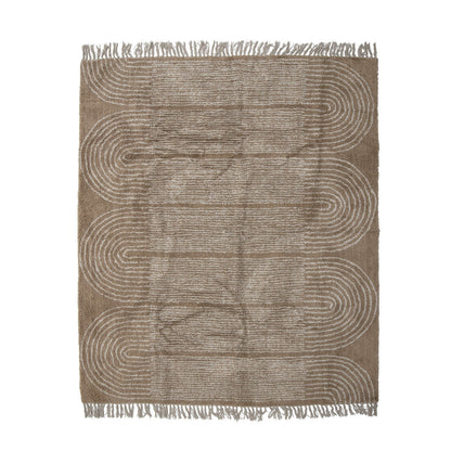 Bloomingville Zeynep Rug, Brown, Cotton