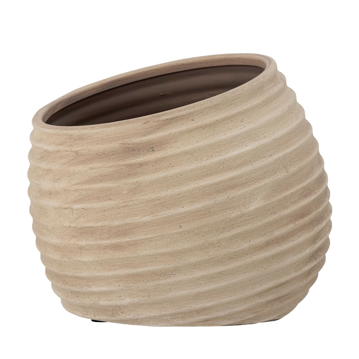 Bloomingville Cimmy Deko Herbal Pot, Brown, Terracotta