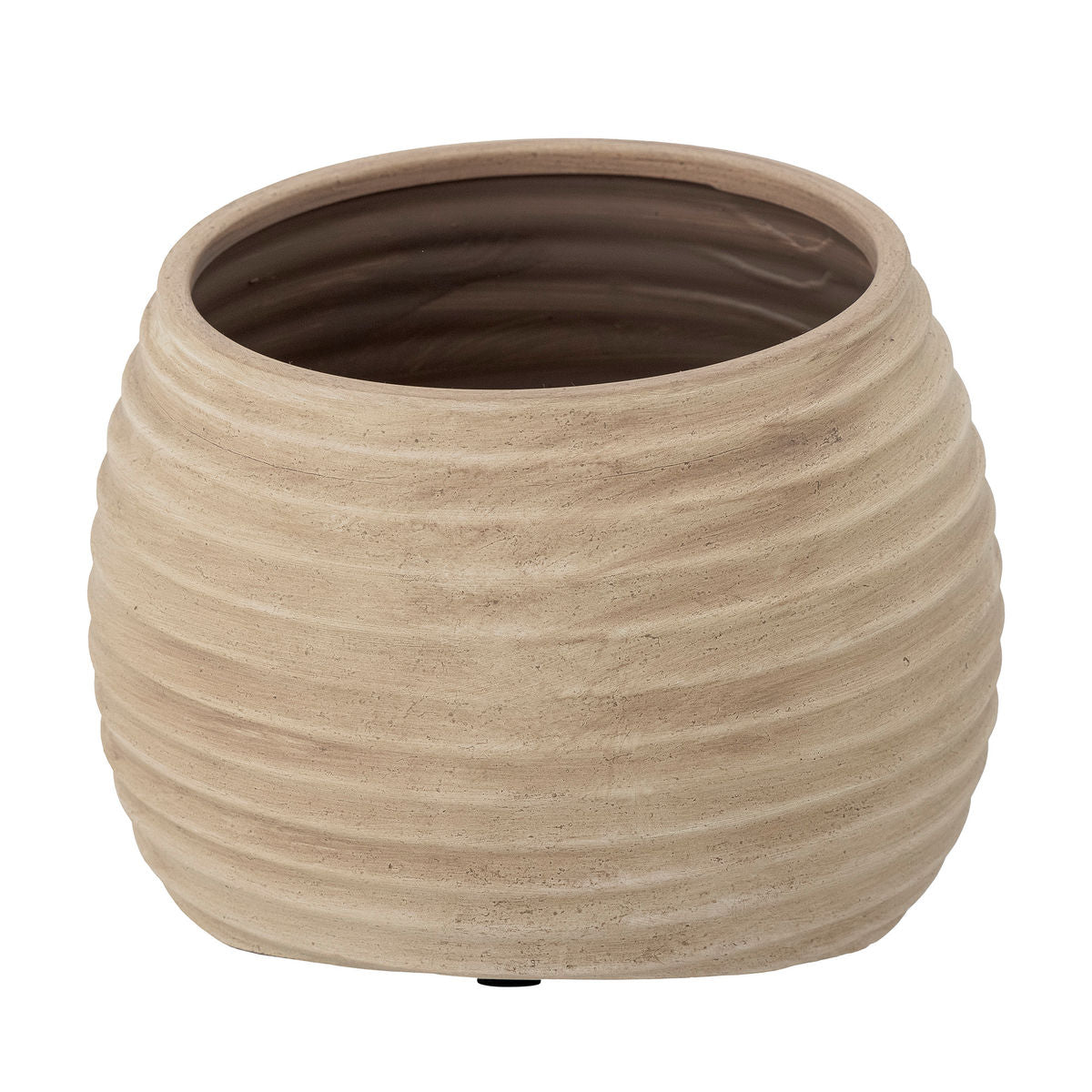 Bloomingville Cimmy Deko Herbal Pot, Brown, Terracotta