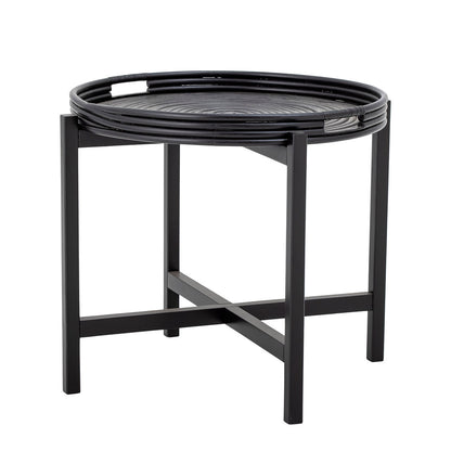 Bloomingville Milli Bakke Bord, Sort, Rattan - Bloomingville - DesignGaragen.dk