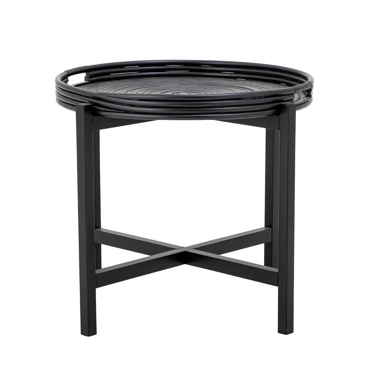 Bloomingville Milli Bakke Bord, Sort, Rattan - Bloomingville - DesignGaragen.dk
