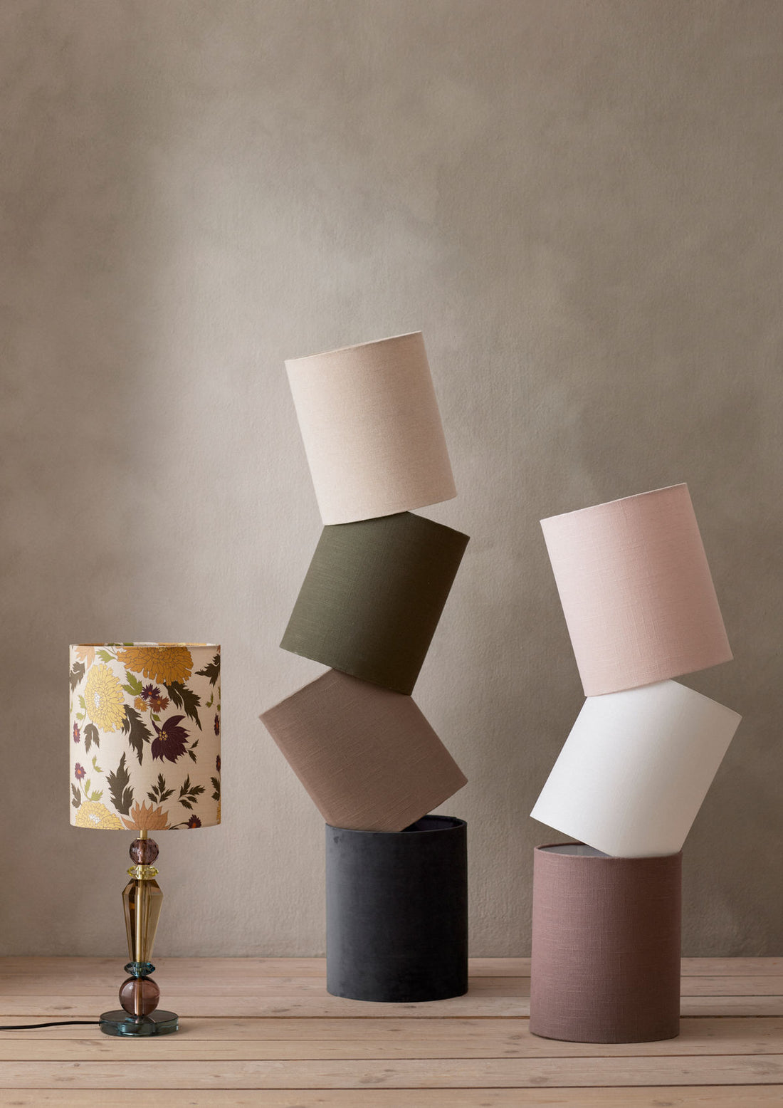 Mysigt levande Gertrud Lampshade - Chambray Sand