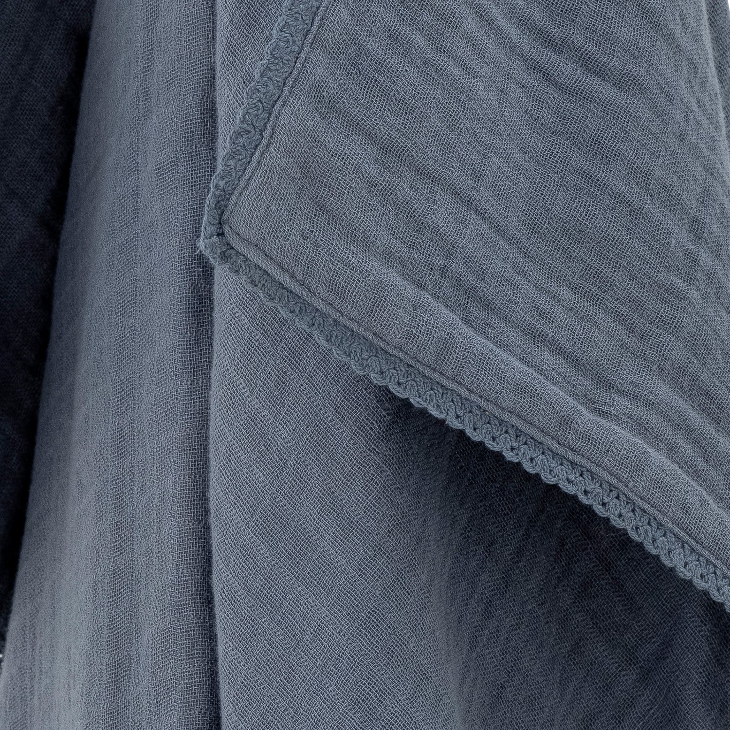 BLOOMINGVILLE MINI - Muslin Tæppe, Blå, Bomuld OEKO-TEX® - BLOOMINGVILLE MINI - DesignGaragen.dk