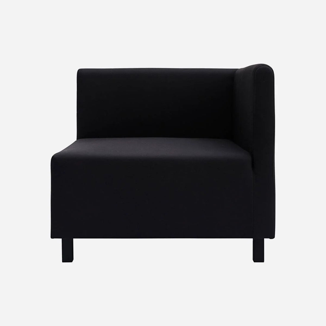 Husdoktor - soffa, hörnavsnitt, svart 85x85x44 cm