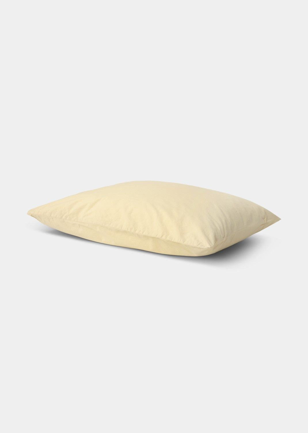 Sekan Studio Cotton Percale Pillow Covers - Beige/Yellow