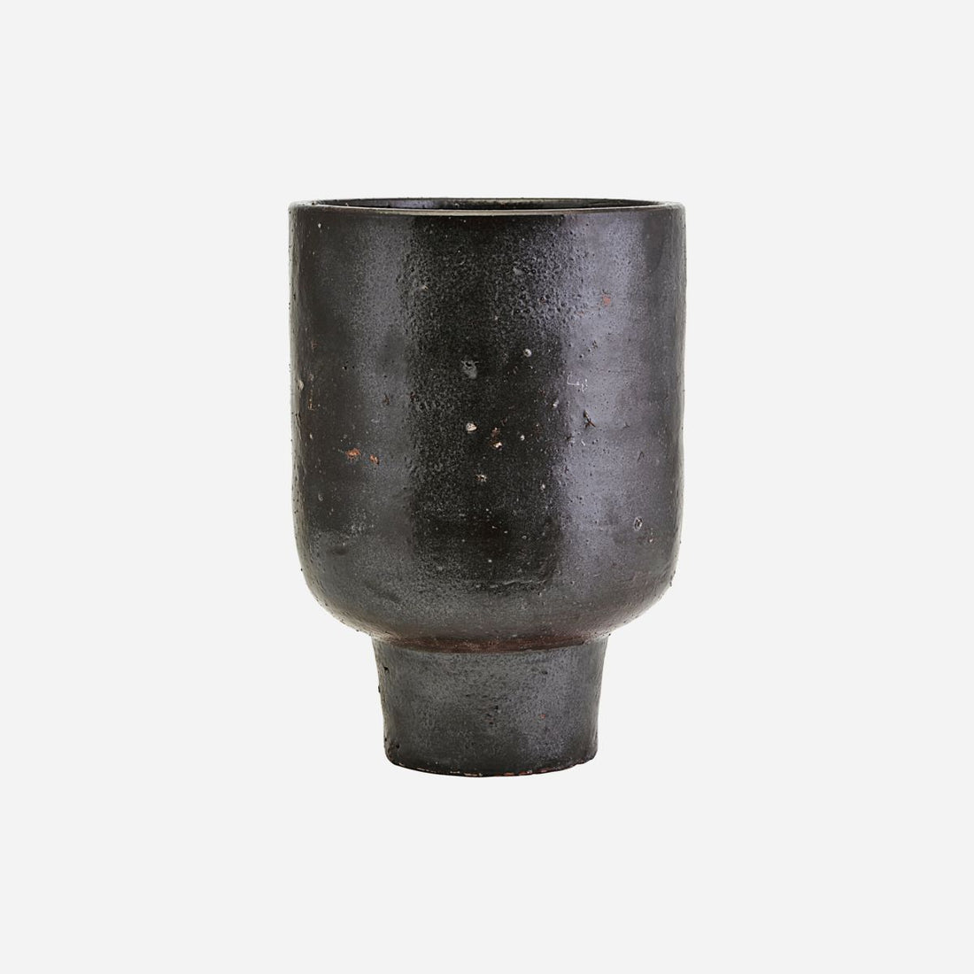 House Doctor Herb Pot, Artist, Brown-H: 32 cm, DIA: 22 cm
