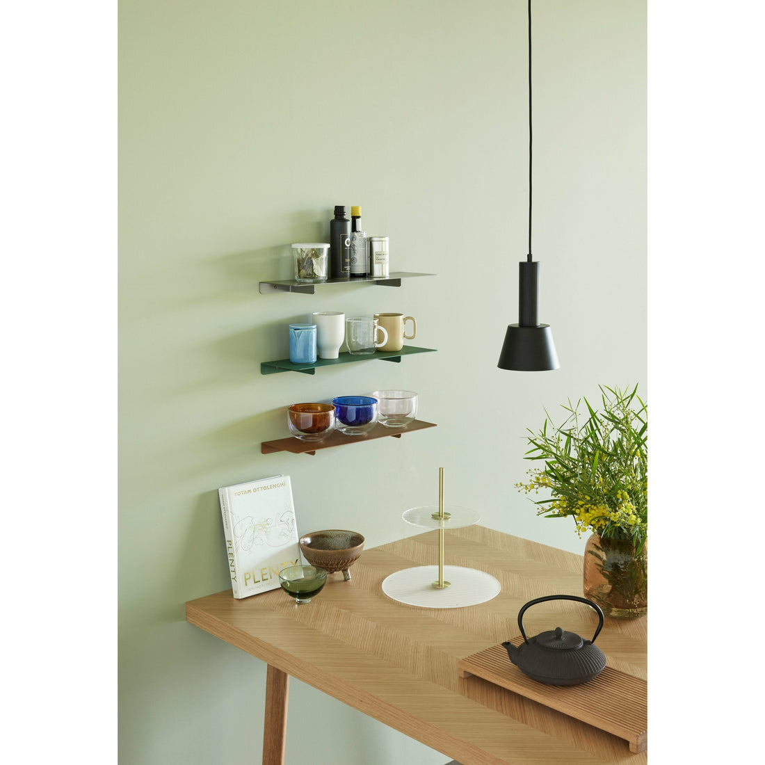 House Doctor - Mælkekande, keramik, blå Ø9xh9cm - Hübsch - DesignGaragen.dk