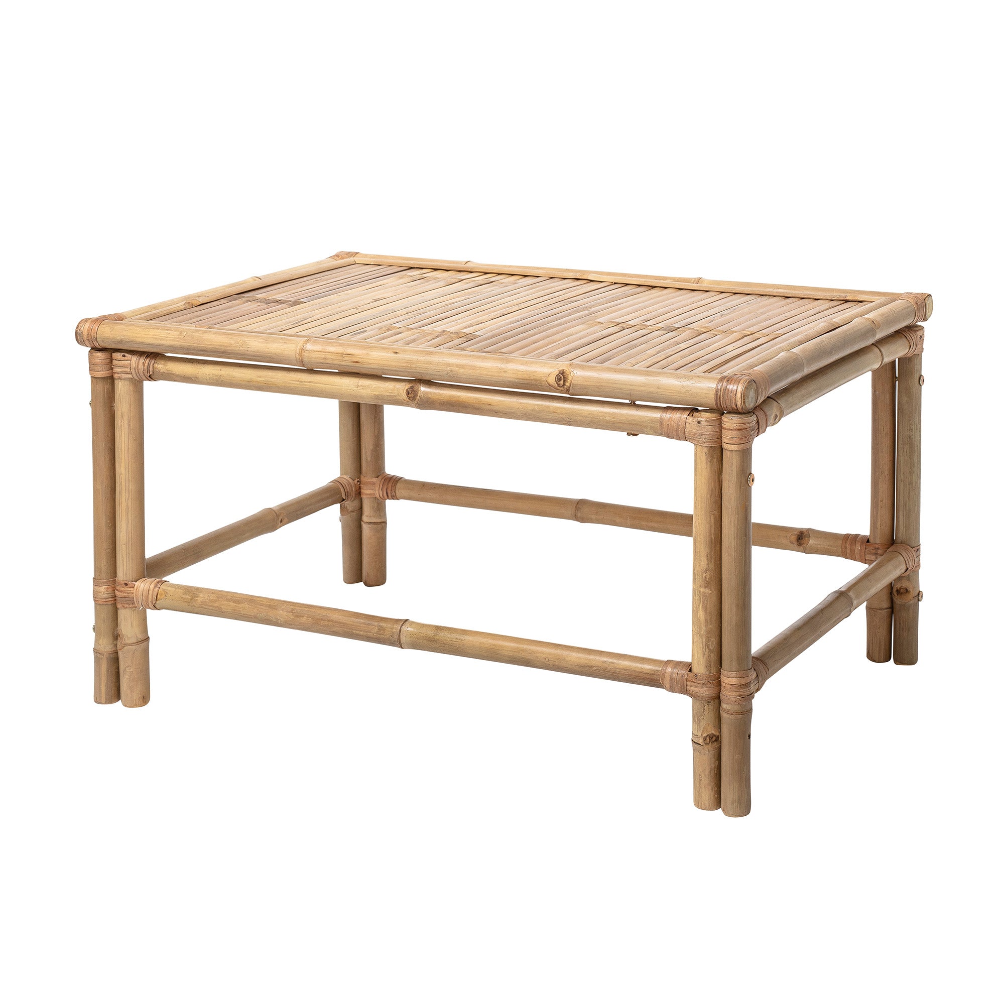 Sole Sofabord, Natur, Bambus - L90xH50xW60 cm - BLOOMINGVILLE - DesignGaragen.dk