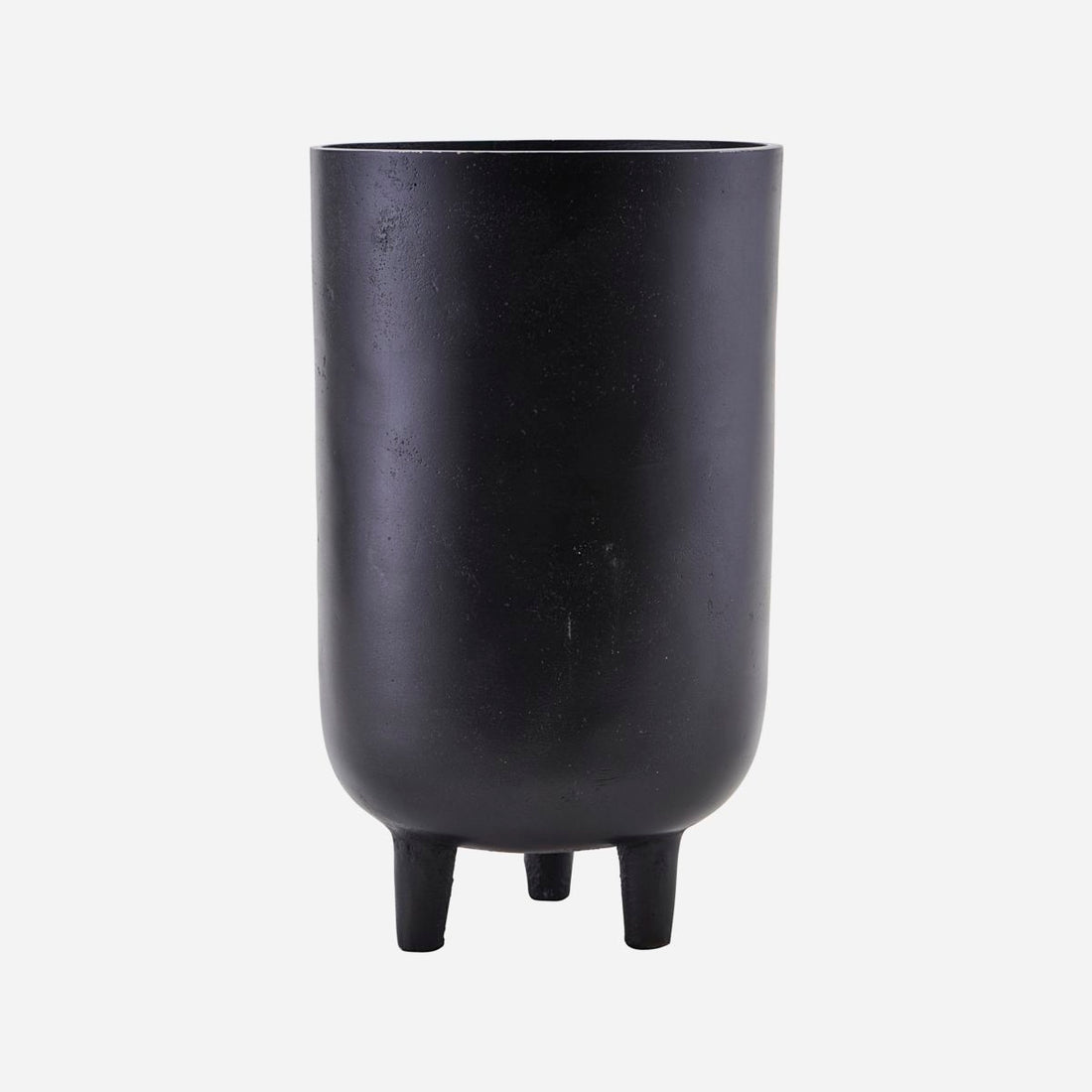 House Doctor Herb Pot, Jang, Black Oxidised-H: 26 cm, Dia: 15 cm