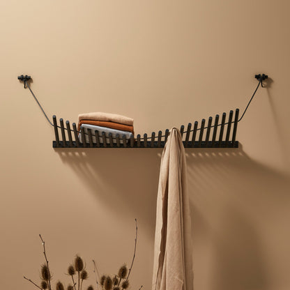 Woud - Knaegt Coat Rack - Svart/svart