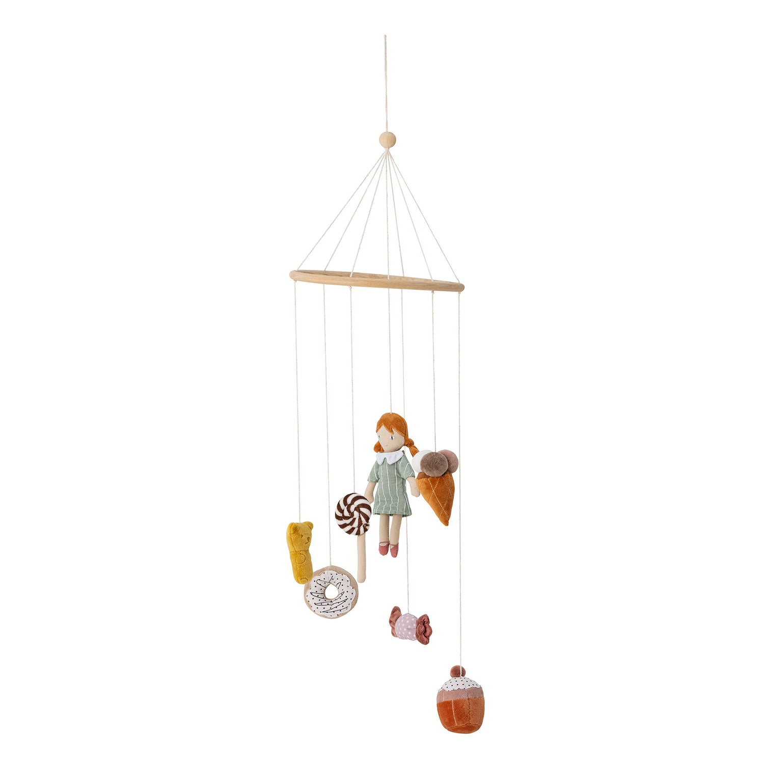 BLOOMINGVILLE MINI Rosana Uro, Brun, Bomuld - D20,5xH50 cm - DesignGaragen.dk.