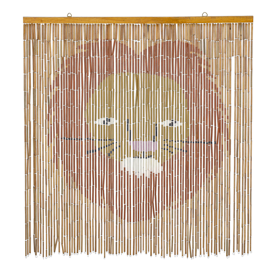 Leonel Væg Dekoration, Brun, Bambus - L85xH90 cm - BLOOMINGVILLE MINI - DesignGaragen.dk