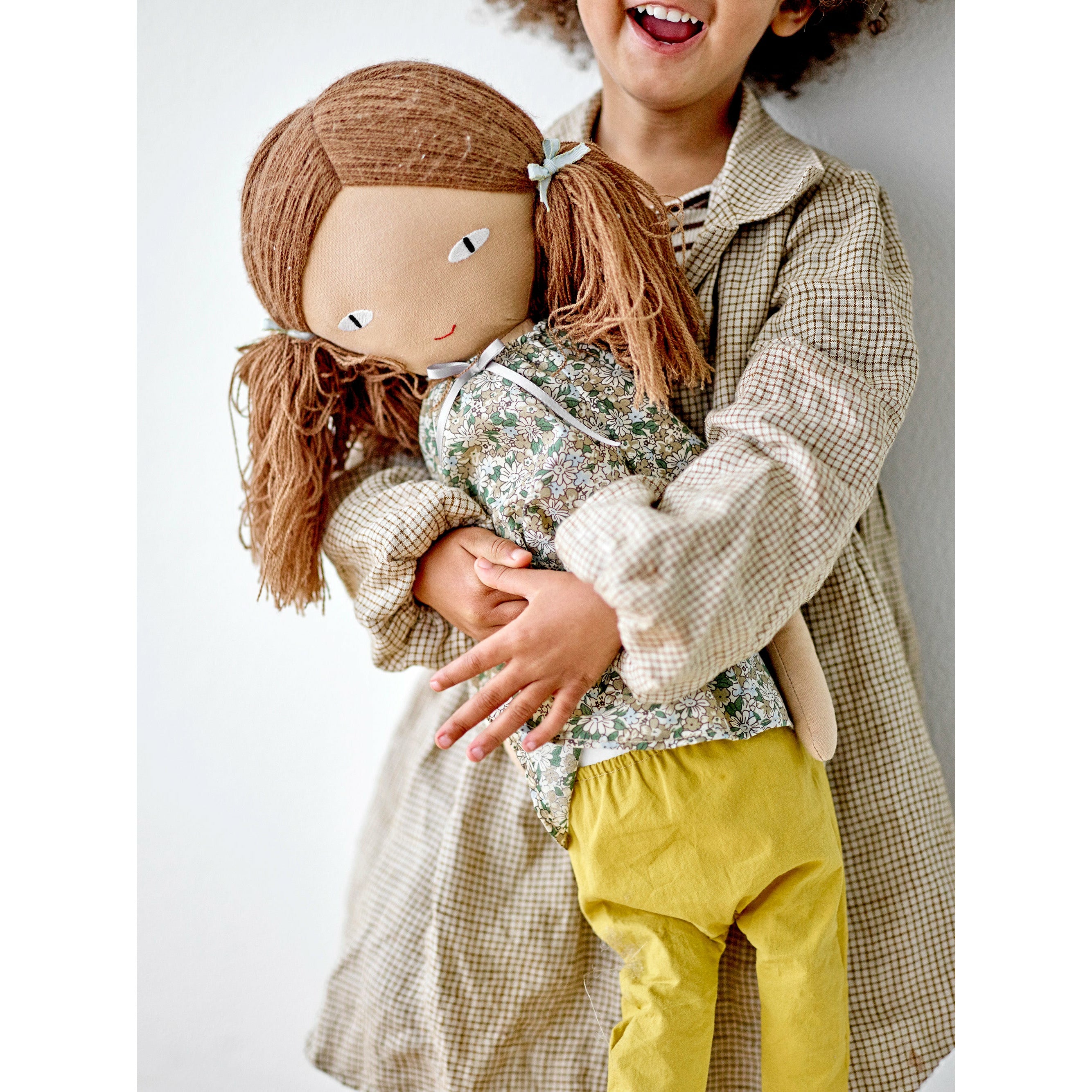 Lilo Doll, Gul, Bomuld - L15xH86,5xW10 cm - BLOOMINGVILLE MINI - DesignGaragen.dk