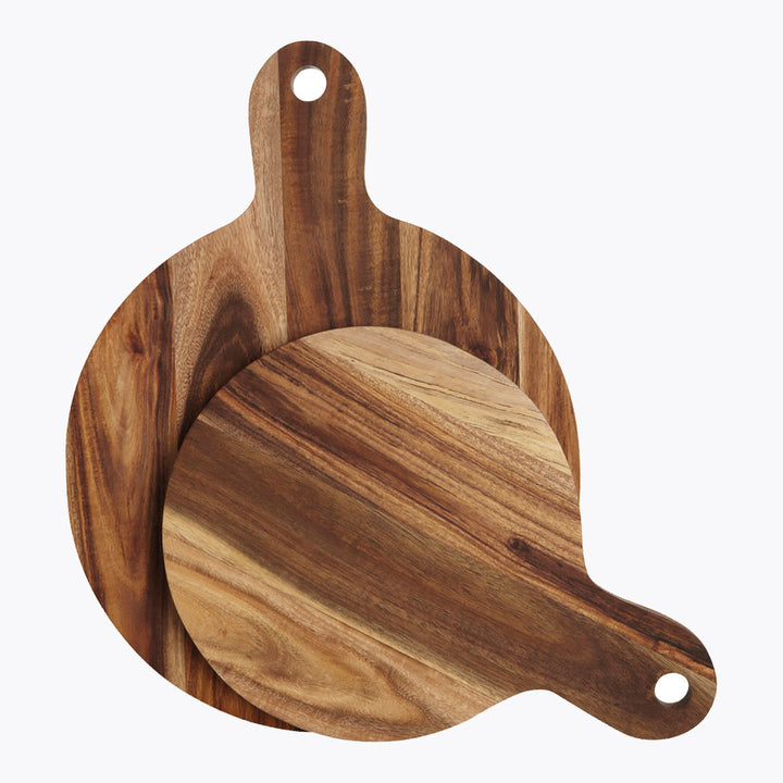 House Doctor Cutting Board, Cutting Boards, Nature-Dia: 22 cm, Dia: 28 cm