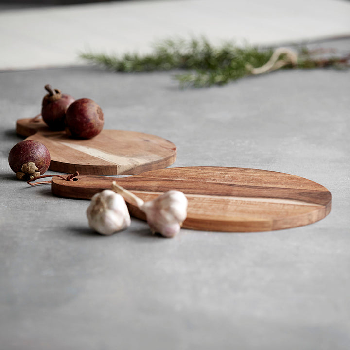 House Doctor Cutting Board, Cutting Boards, Nature-Dia: 22 cm, Dia: 28 cm