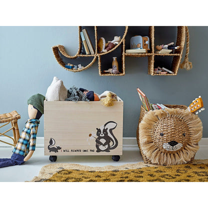 Adda Legetøjsmad, Blå, Bøg - L10xH9xW15 cm, Set of 7 - BLOOMINGVILLE MINI