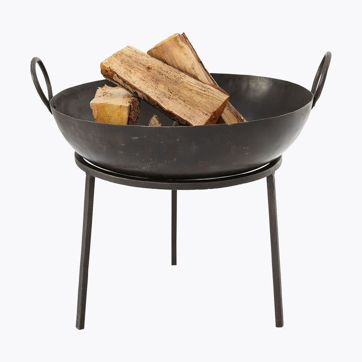 House Doctor-Bålfad, Sort-W: 55 cm, H: 62 cm