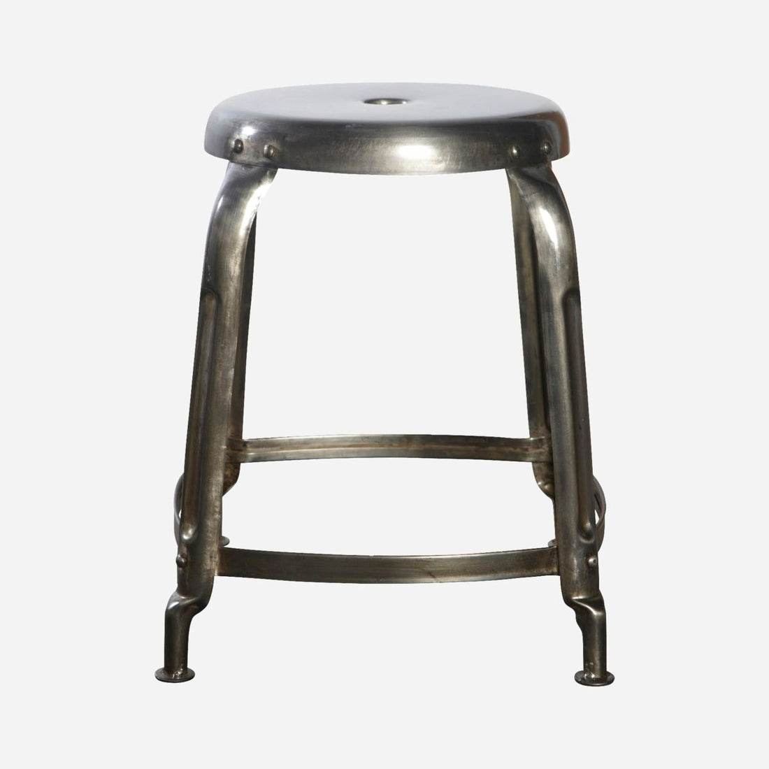 House Doctor-Stool, Definiera, Gunmetal-H: 45 cm, DIA: 36 cm