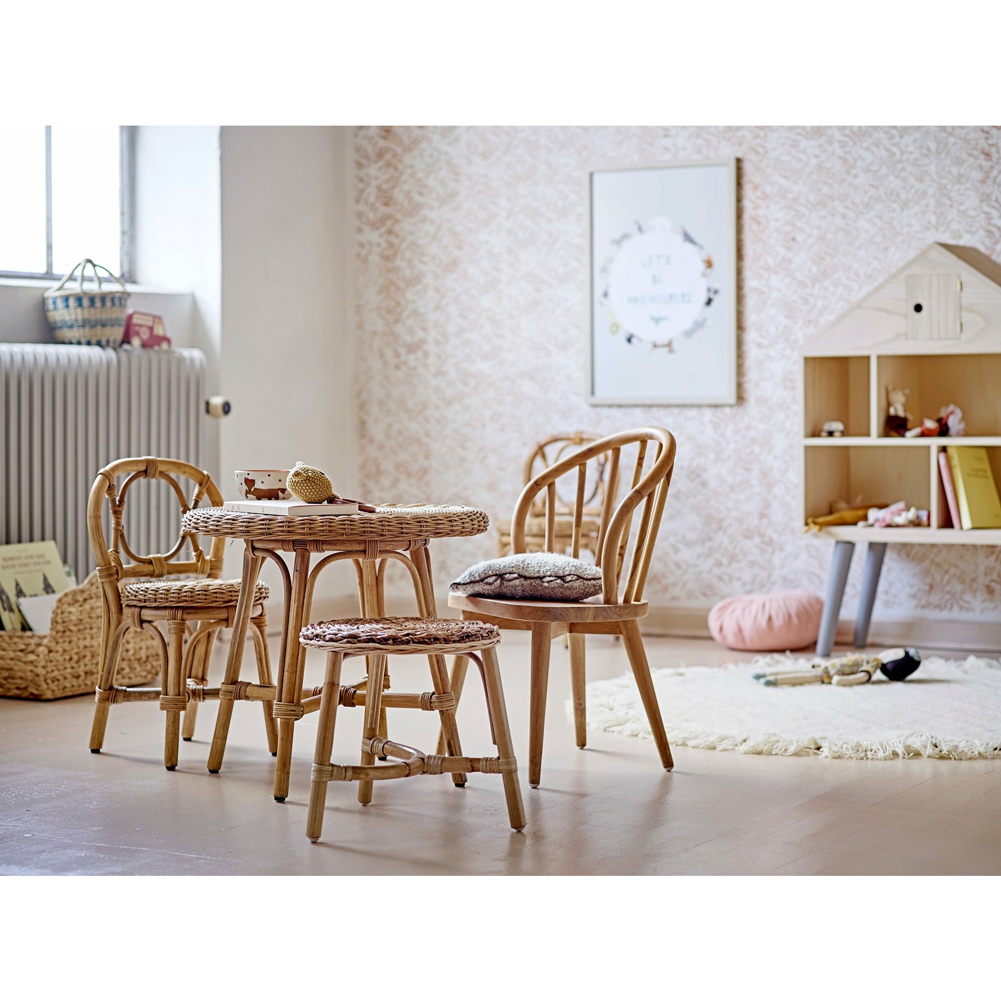Dimitrova Kurv, Natur, Jute - L44xH27xW30 cm - BLOOMINGVILLE MINI - DesignGaragen.dk