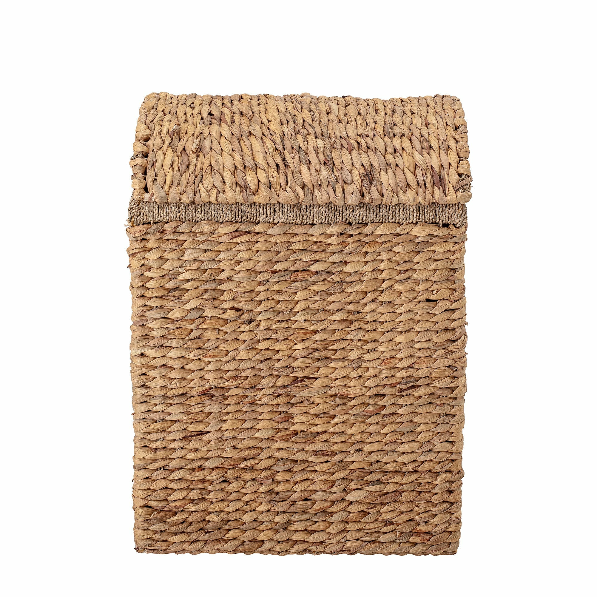 BLOOMINGVILLE MINI Freddie Kurv m/Låg, Natur, Vandhyacint - L44xH60xW35 cm - DesignGaragen.dk.