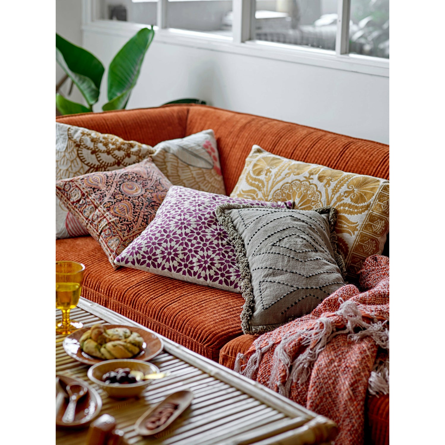 Sole Sofabord, Natur, Bambus - L90xH50xW60 cm - BLOOMINGVILLE - DesignGaragen.dk