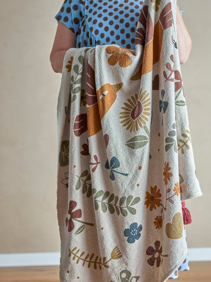 BLOOMINGVILLE MINI - Bryn Plaid, Brun, Genanvendt Bomuld - BLOOMINGVILLE MINI - DesignGaragen.dk