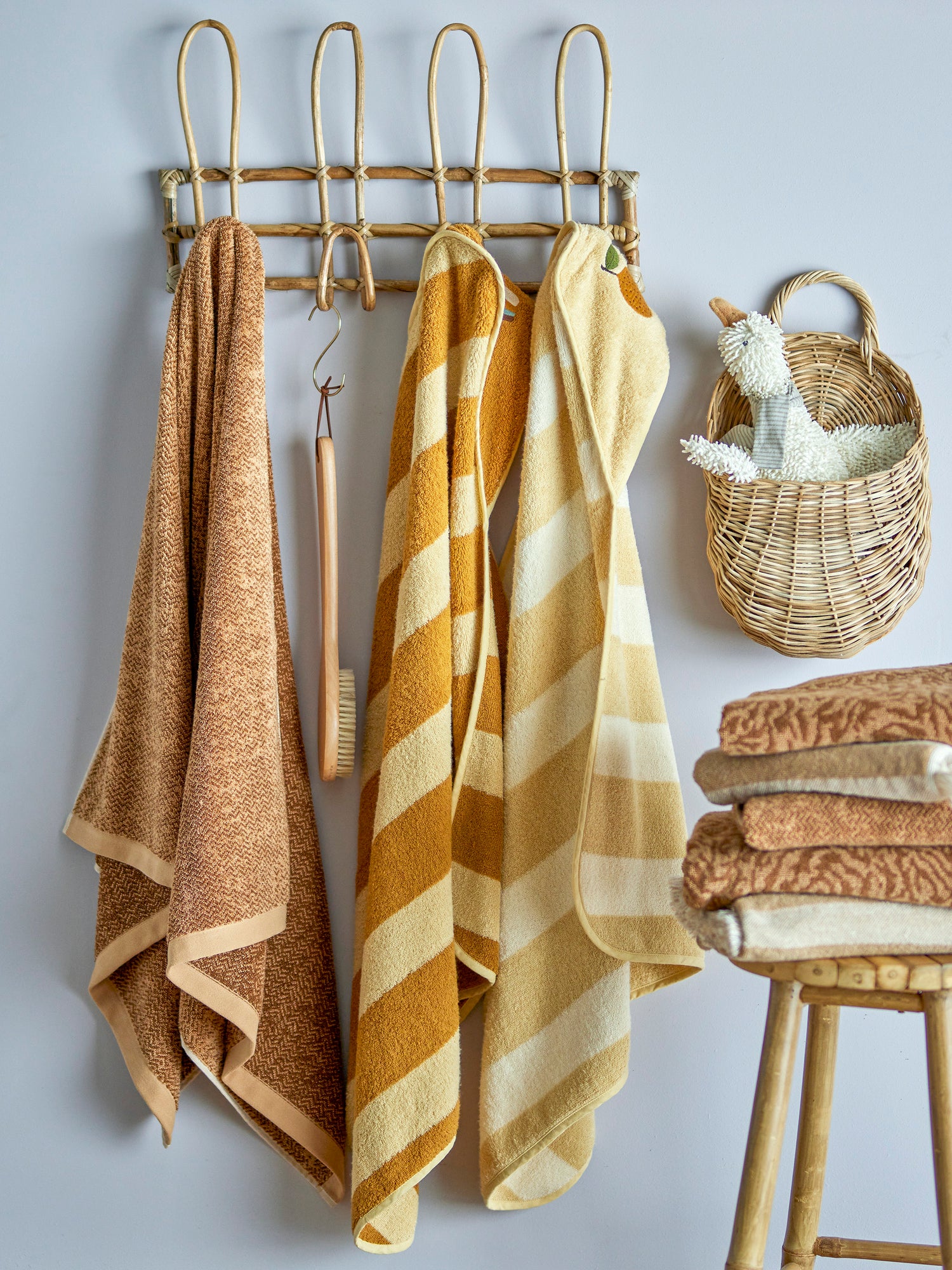 BLOOMINGVILLE MINI - Agnes Håndklæde, Natur, Bomuld OEKO-TEX® - BLOOMINGVILLE MINI - DesignGaragen.dk