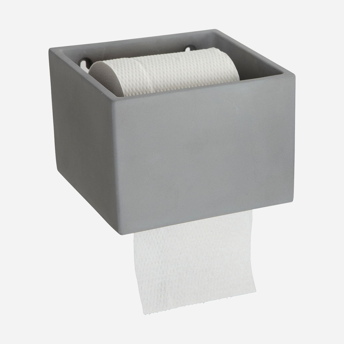 House Doctor-Toilet Paper Holder, Cement-L: 15 cm, W: 14,5 cm, H: 10,5 cm