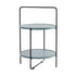 Andersen Furniture Tray table - ø46 cm - black frame - petroleum - DesignGaragen.dk.