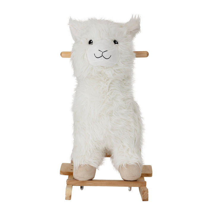 Kinto Gyngehest, Lama, Hvid, Polyester - L65xH45xW25 cm - BLOOMINGVILLE MINI - DesignGaragen.dk