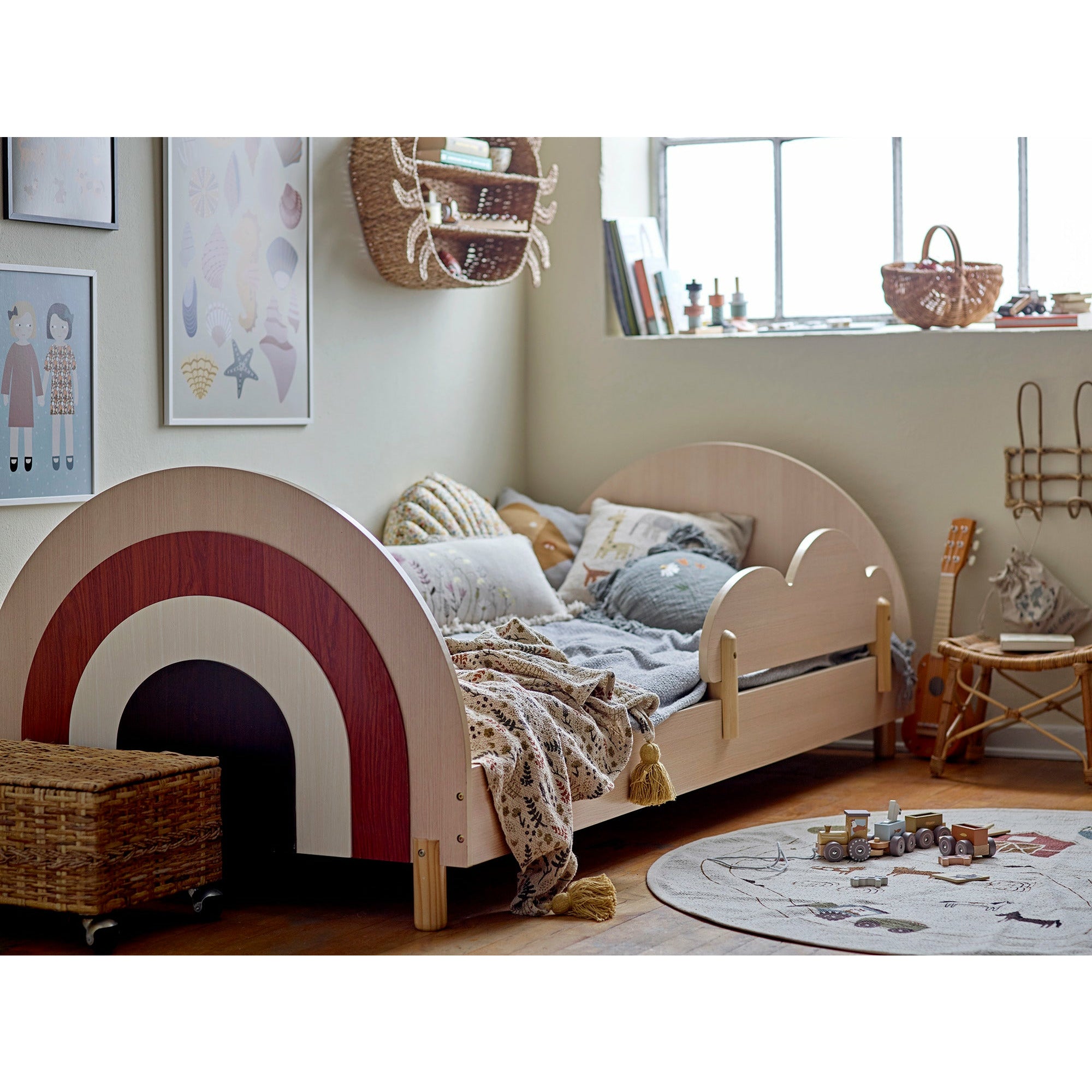 Larle Soft Toy, Blå, Bomuld OEKO-TEX® - L45xH33 cm - BLOOMINGVILLE MINI - DesignGaragen.dk