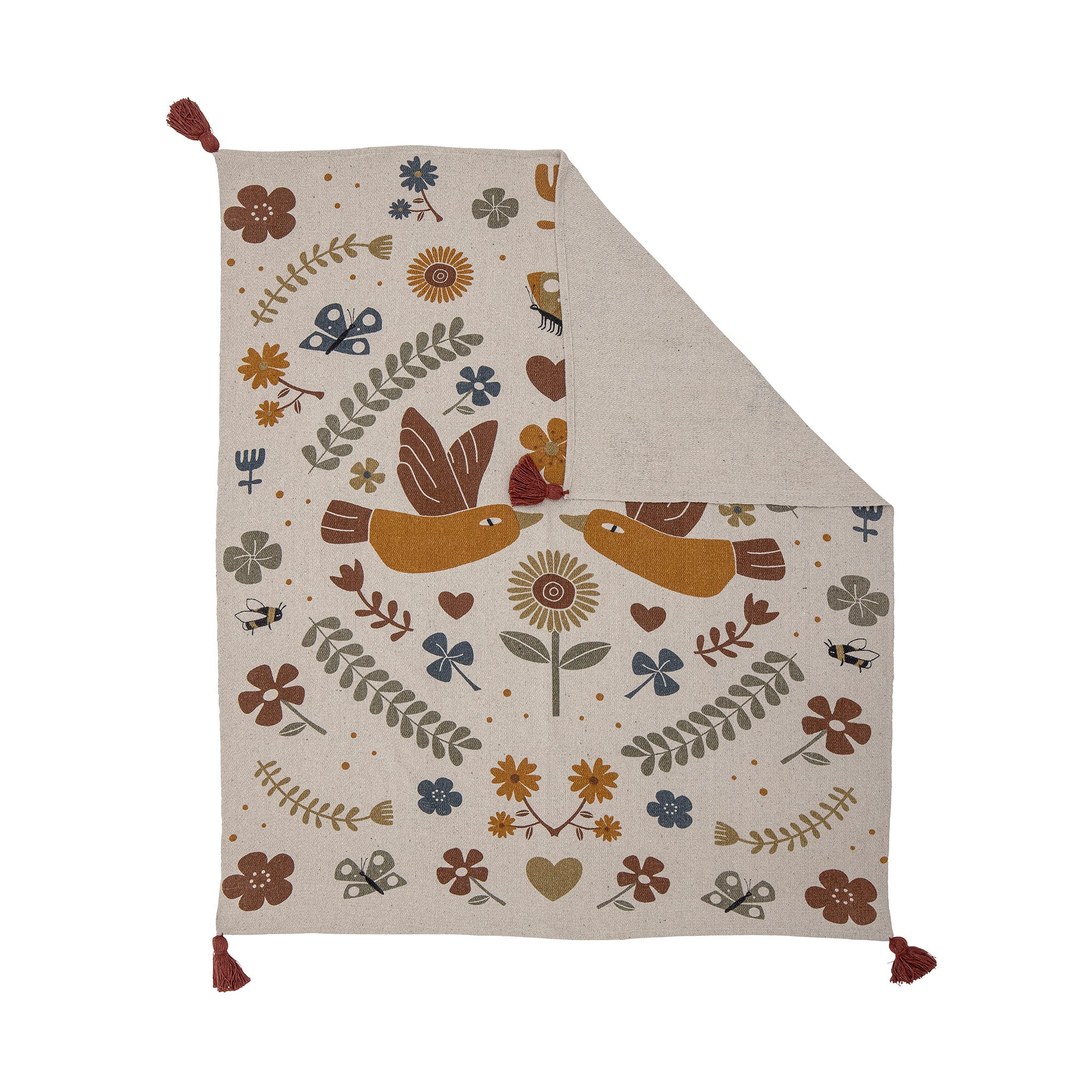 BLOOMINGVILLE MINI - Bryn Plaid, Brun, Genanvendt Bomuld - BLOOMINGVILLE MINI - DesignGaragen.dk