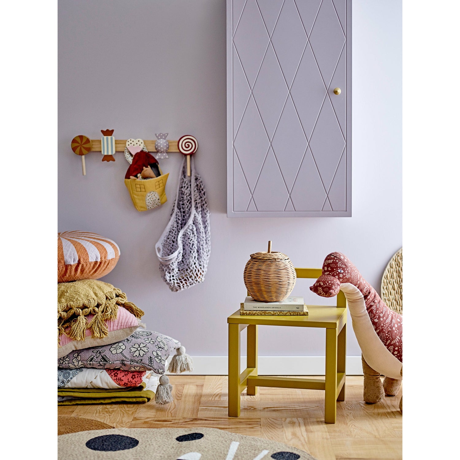 Momo Soft Toy, Brun, Hør - L88xH60xW22 cm - BLOOMINGVILLE MINI - DesignGaragen.dk