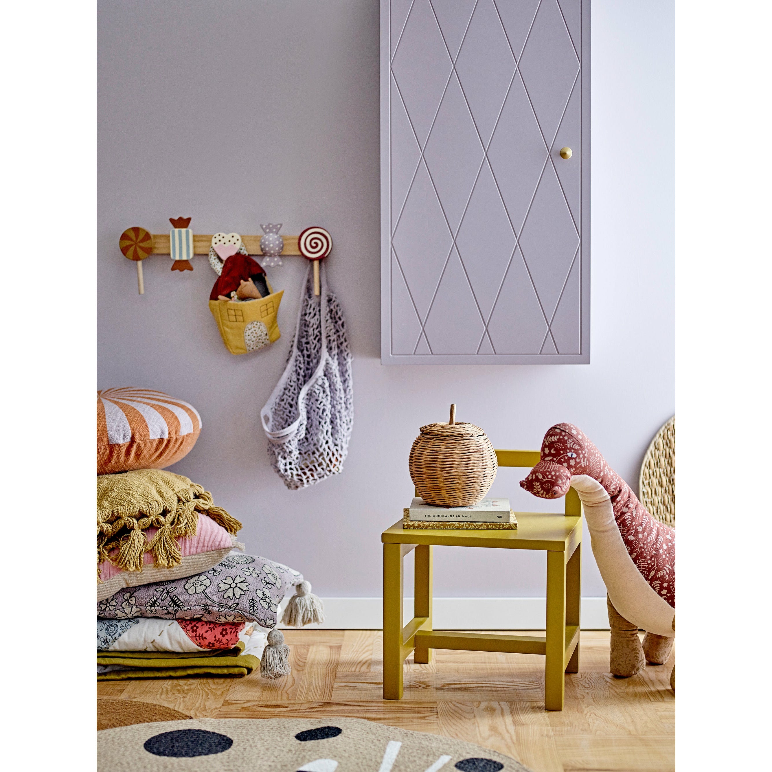 Momo Soft Toy, Brun, Hør - L88xH60xW22 cm - BLOOMINGVILLE MINI - DesignGaragen.dk